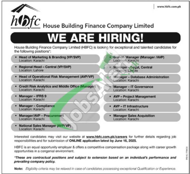 HBFC Careers