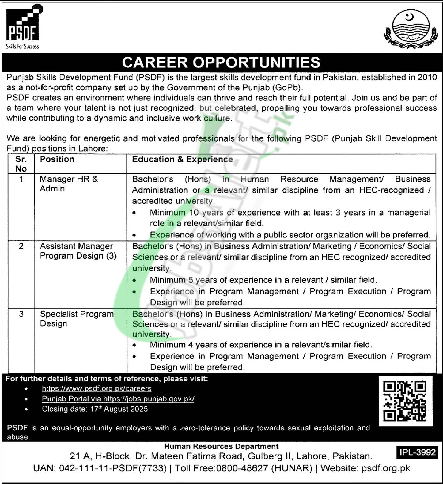 psdf.org.pk
