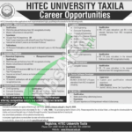 University Taxila Jobs