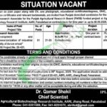 Punjab Agricultural Research Board Jobs