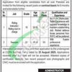Cadet College Pishin Jobs