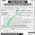 Mardan Medical Complex Jobs