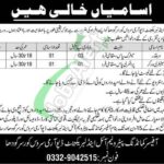 Petroleum Oils and Lubricants Depot Army Service Corp Sargodha Jobs
