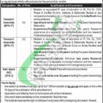 Institute of Strategic Studies Islamabad Jobs