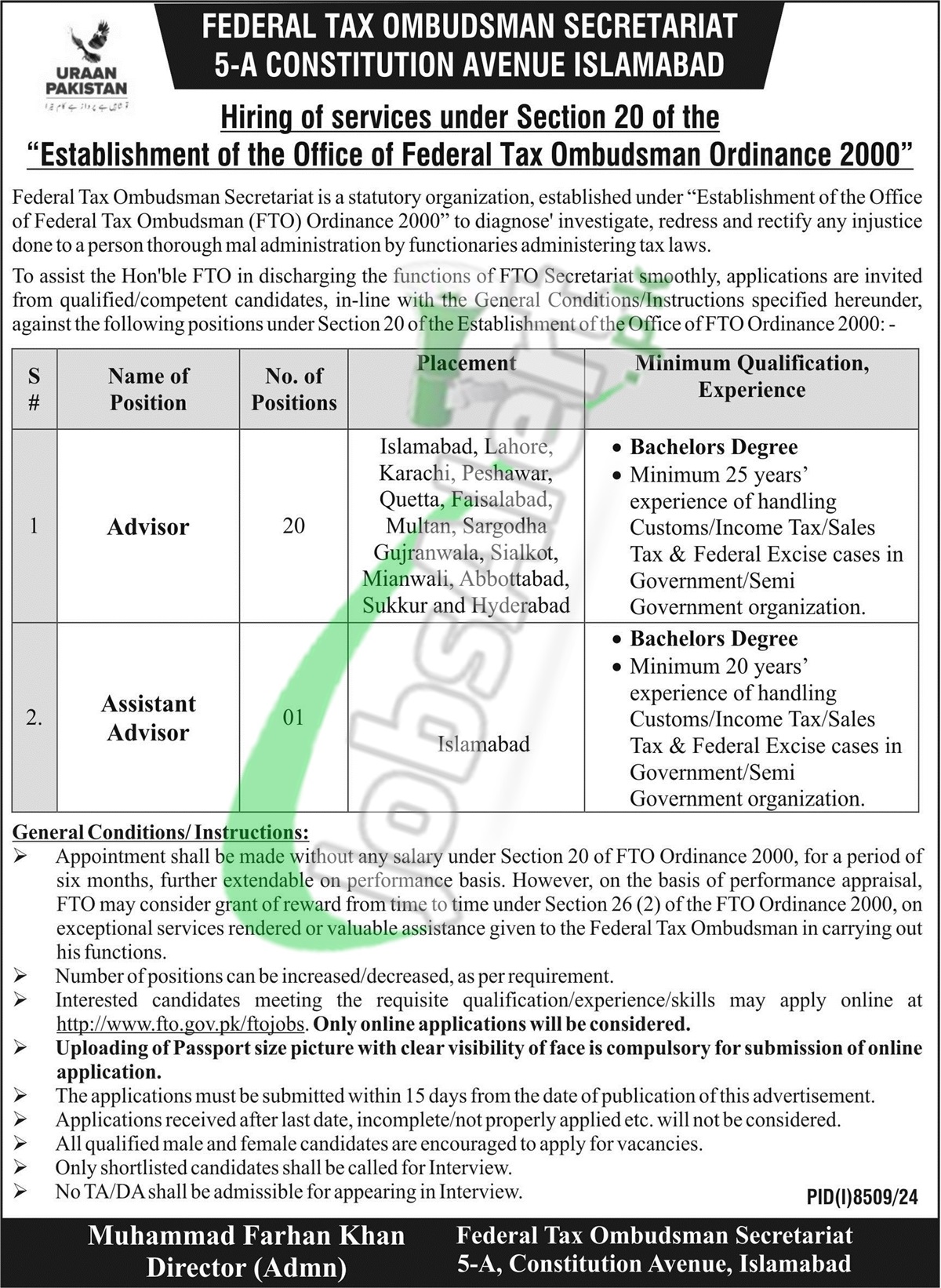 FTO Jobs