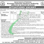 Korangi Fisheries Harbour Authority Jobs