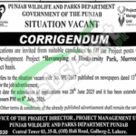 Punjab Wildlife Department Jobs