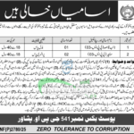 PO Box 541 Peshawar Jobs