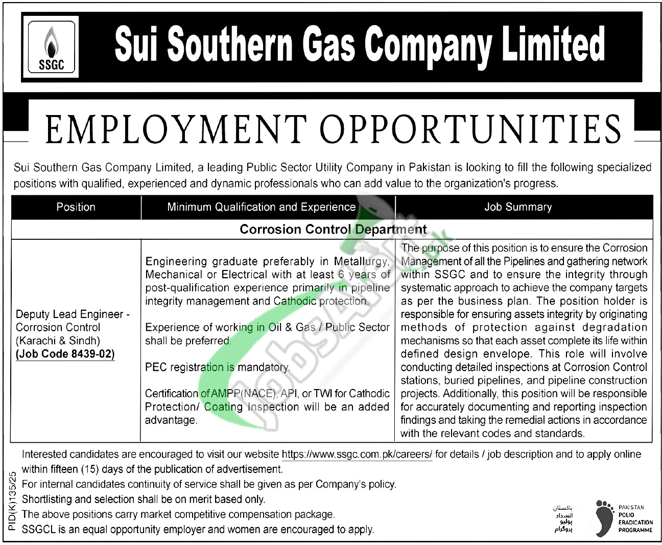 SSGC Jobs