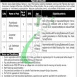 Pakistan Scouts Cadet College Batrasi Jobs