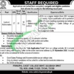 Cadet College Swat Jobs