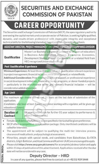SECP Jobs