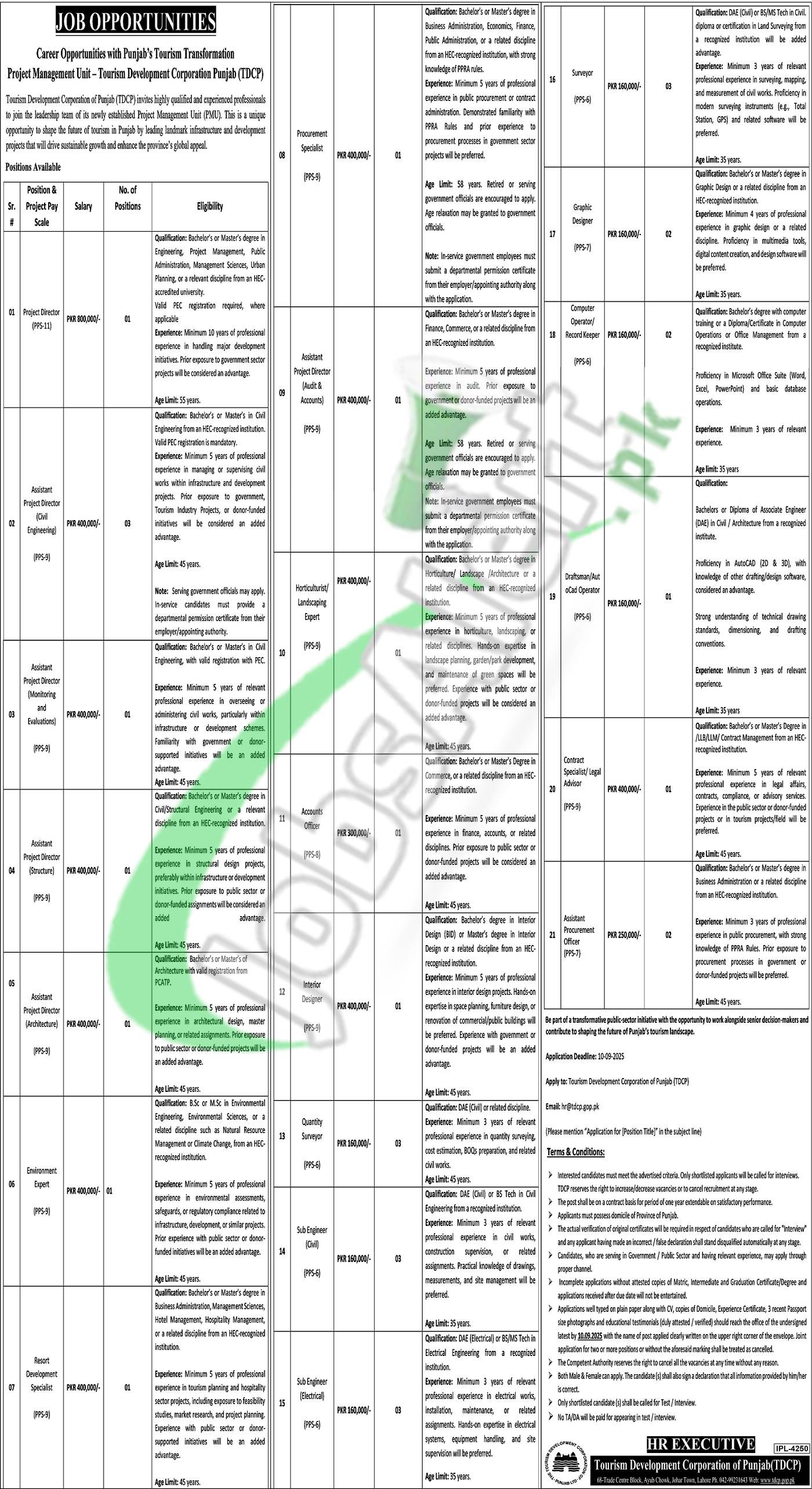 TDCP Jobs