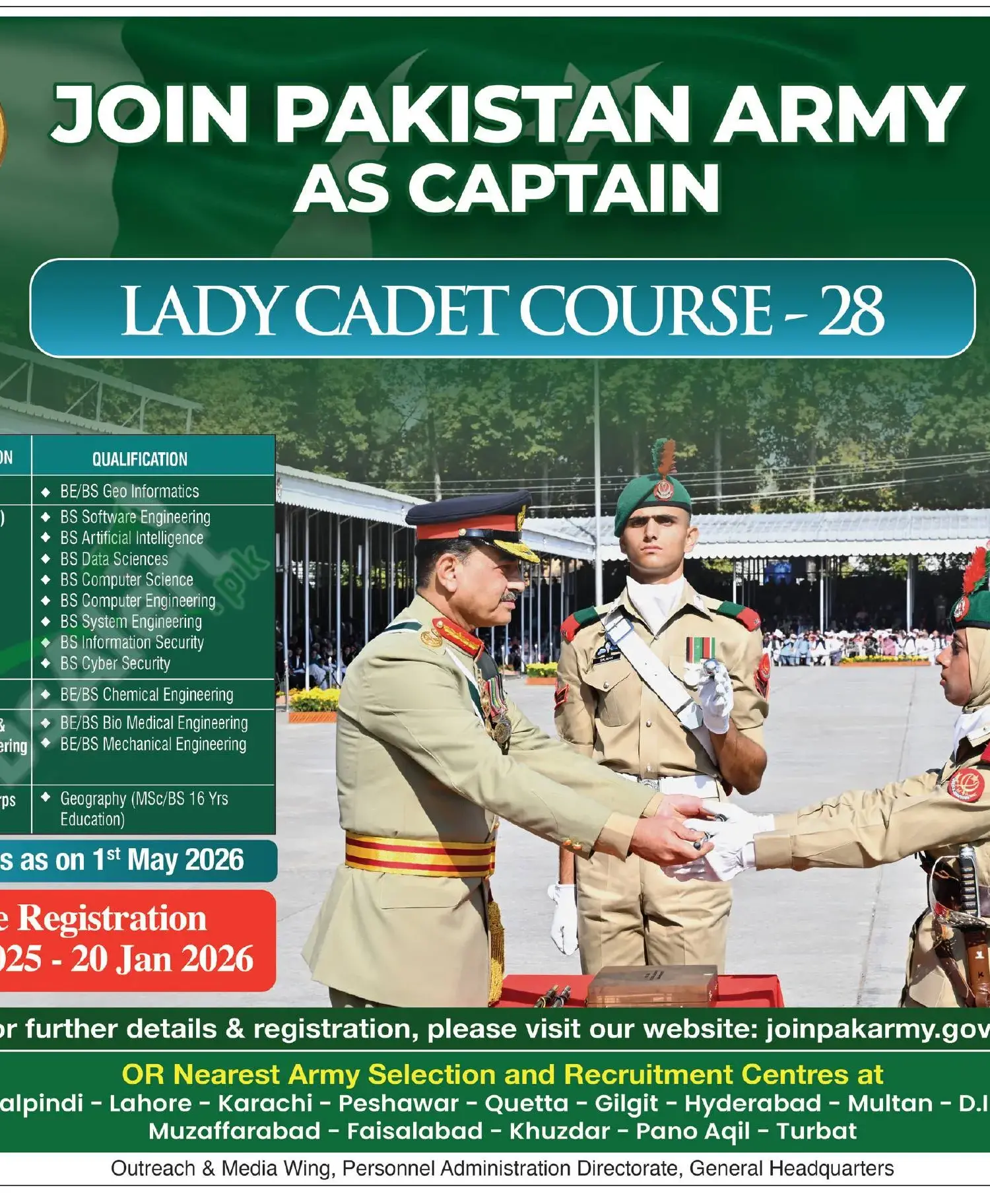 Lady Cadet Course