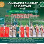 Join Pak army as Captain through Direct Short Service Commission 2026 Online Apply Join Pak Army as Captain