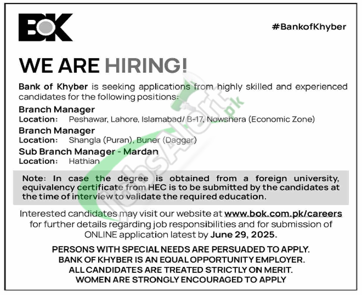 BOK Jobs