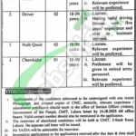 Punjab Chief Minister Inspection Team Jobs