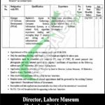 Lahore Museum Jobs 2025 Eligibility Criteria Latest Advertisement Lahore Museum Jobs