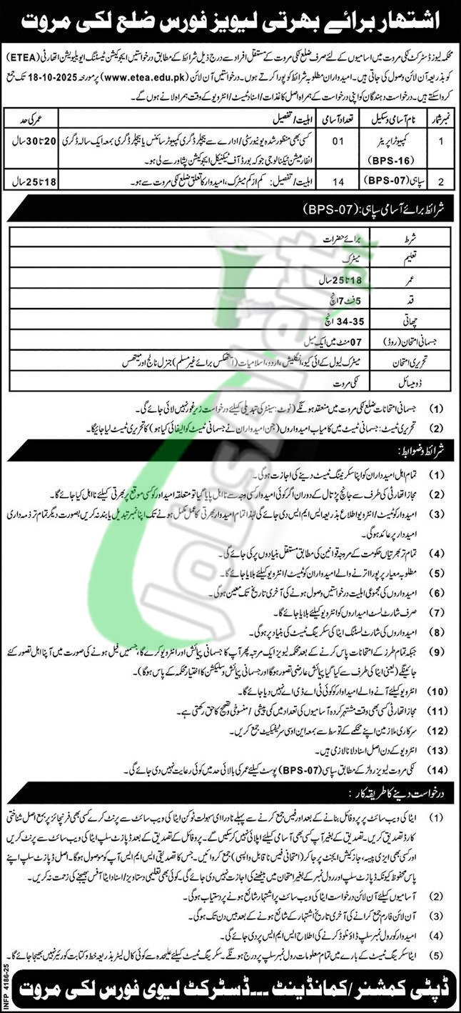 Levies Force Jobs