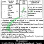 Cadet College Choa Saiden Shah Jobs 2025 Employment Opportunities Cadet College Choa Saiden Shah Jobs