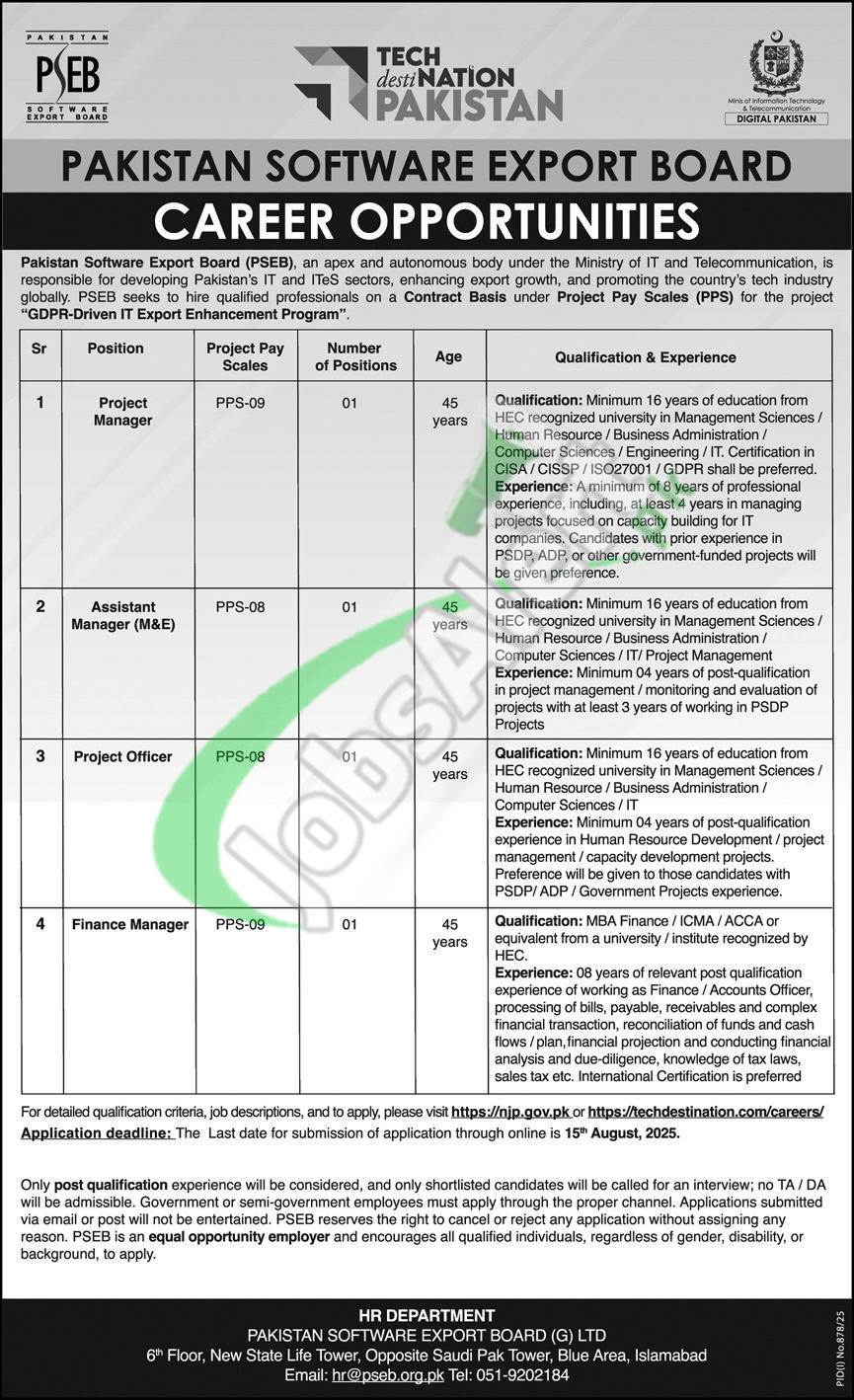 PSEB Jobs