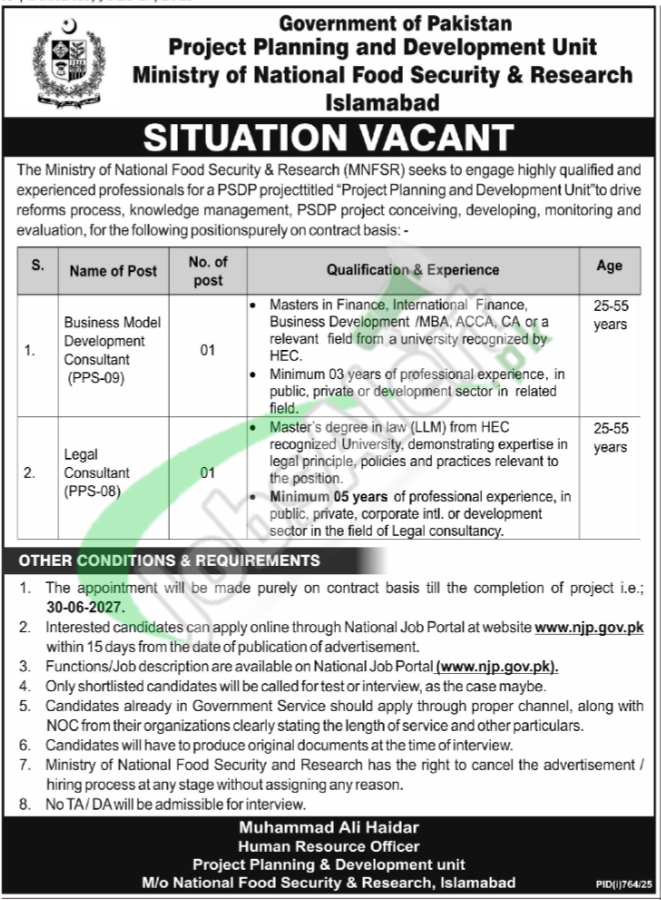 MNFSR Jobs