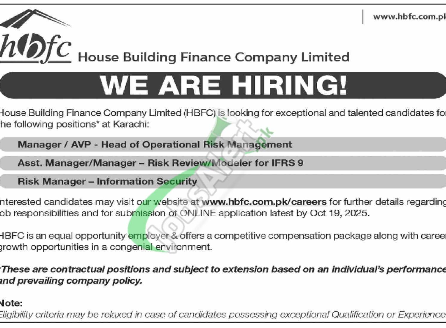 HBFC Careers
