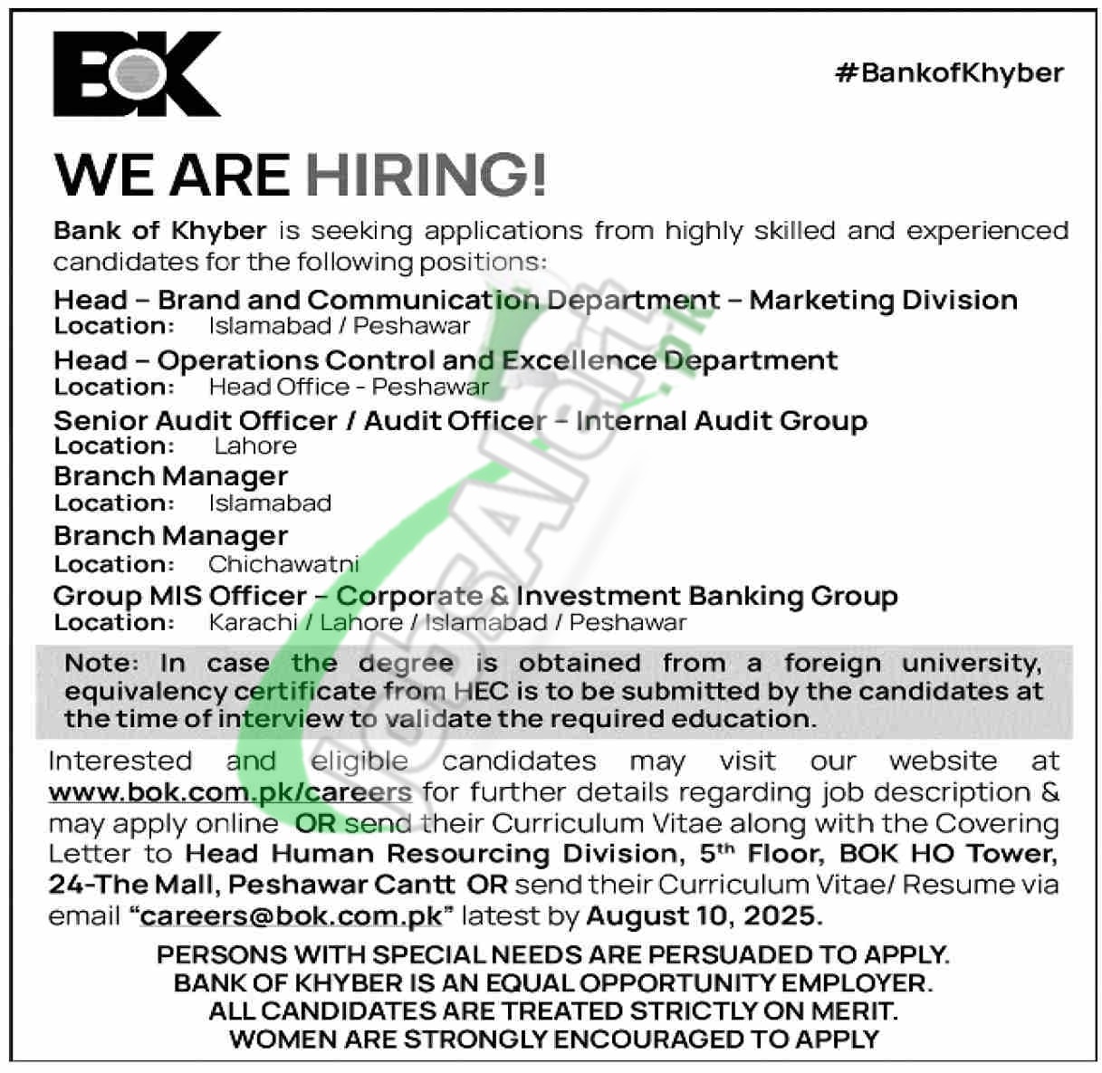 BOK Jobs