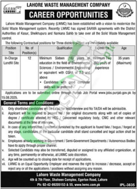 Solid Waste Management Jobs