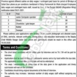 Punjab Wildlife & Parks Department Jobs 