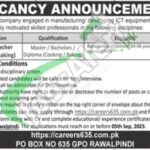 PO Box 635 Rawalpindi Jobs