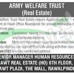 Army Welfare Trust Jobs 2025 for Civilians & Retired Army Officers Army Welfare Trust Jobs
