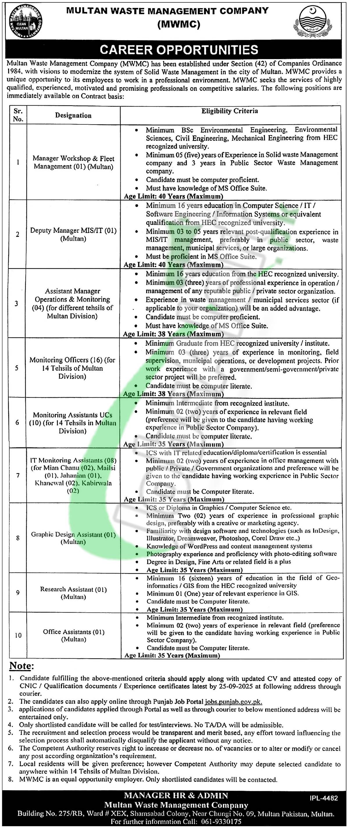 MWMC Jobs