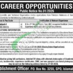 PO Box 3255 Islamabad Jobs