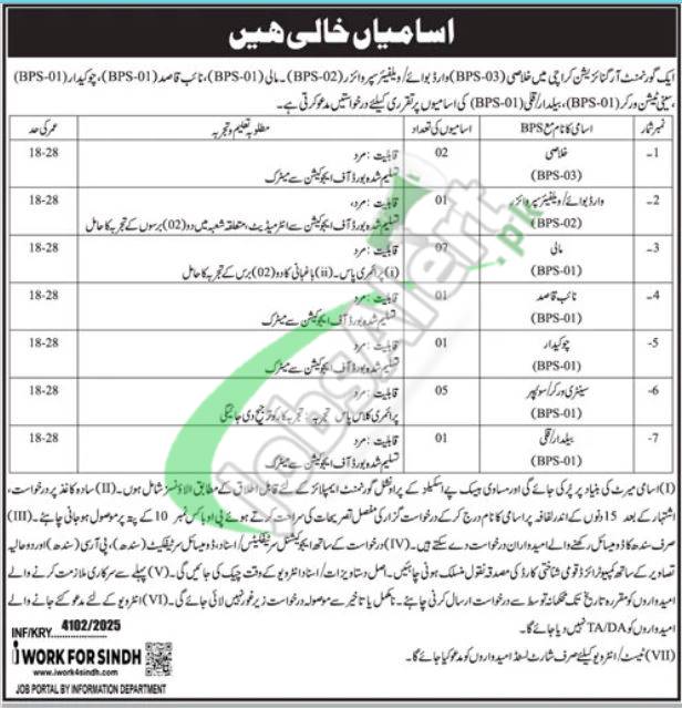 PO Box 10 Karachi Jobs 2025 Sindh Application Form Download Online PO Box 10 Karachi Jobs