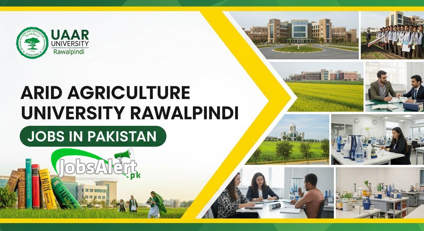 Arid Agriculture University Rawalpindi Jobs