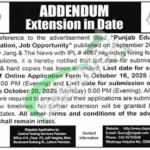 PEF Jobs Extended Last Date