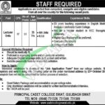 Cadet College Swat Jobs