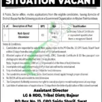 Public Sector Organization KPK Jobs 2025 PO Box 13 GPO Saidu Sharif Swat PO Box No 13 GPO Saidu Sharif Swat Jobs