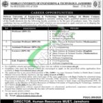 MUET Jamshoro Jobs