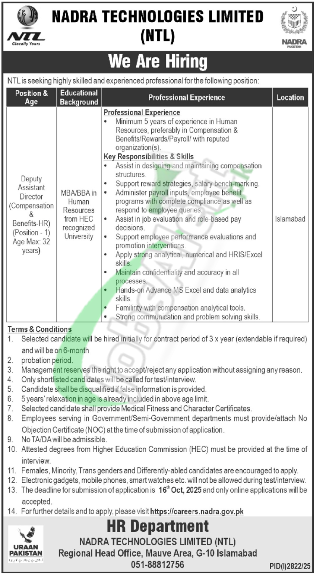 NTL Jobs