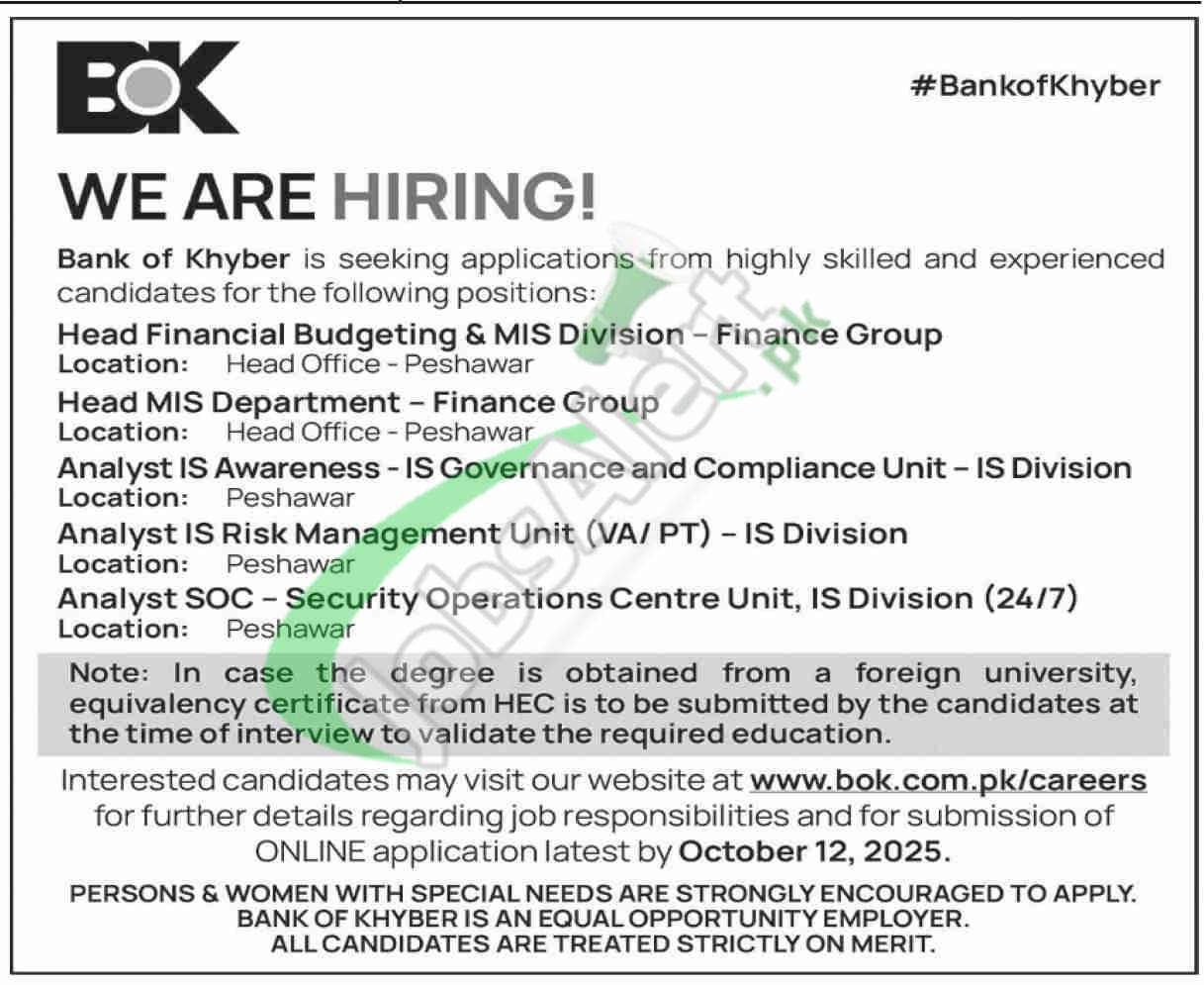 BOK Jobs