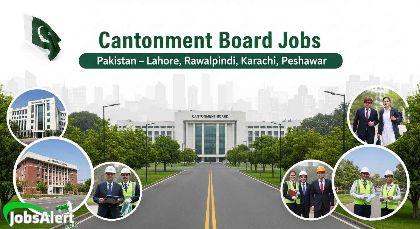 Cantonment Board Jobs 2025 Pakistan Lahore Rawalpindi Karachi Peshawar