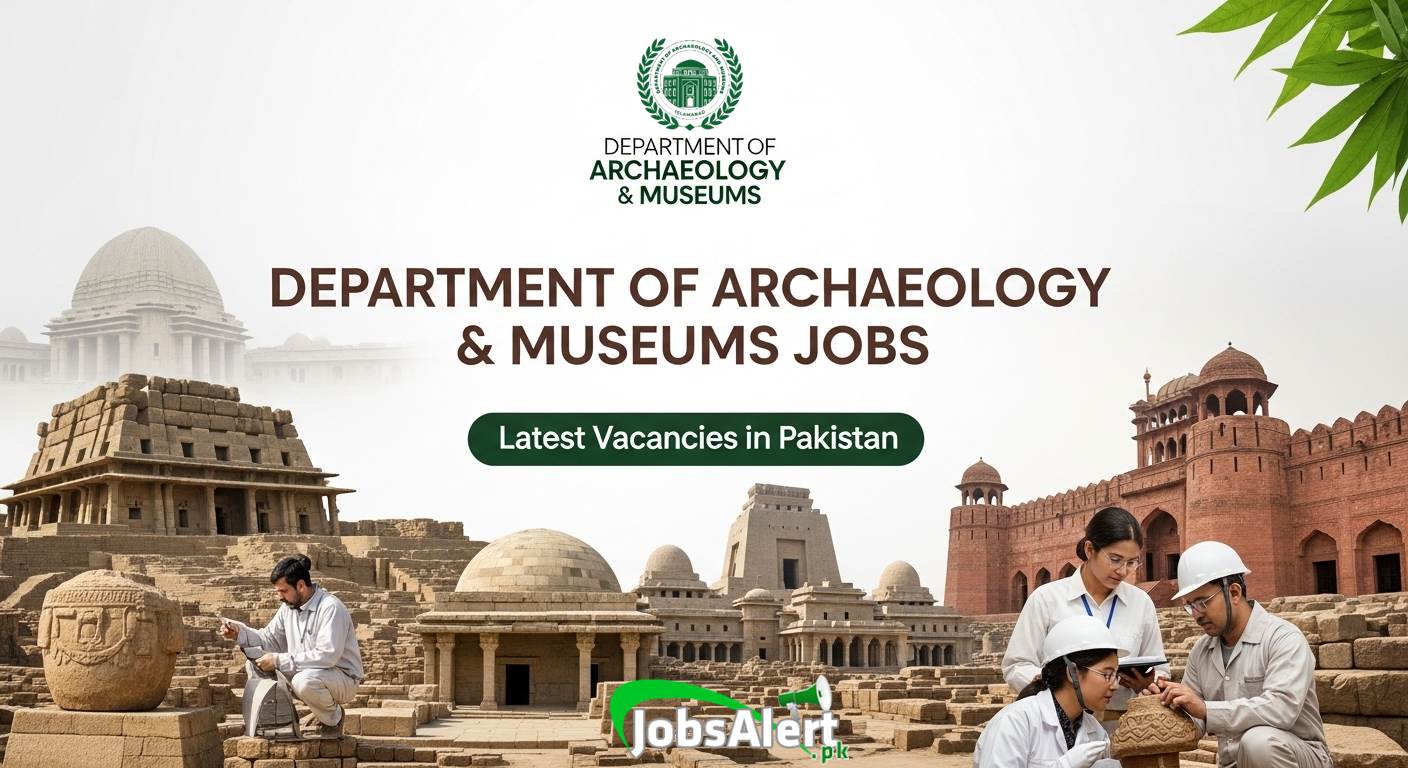 Department Of Archaeology & Museums Jobs 2025 in Pakistan Latest