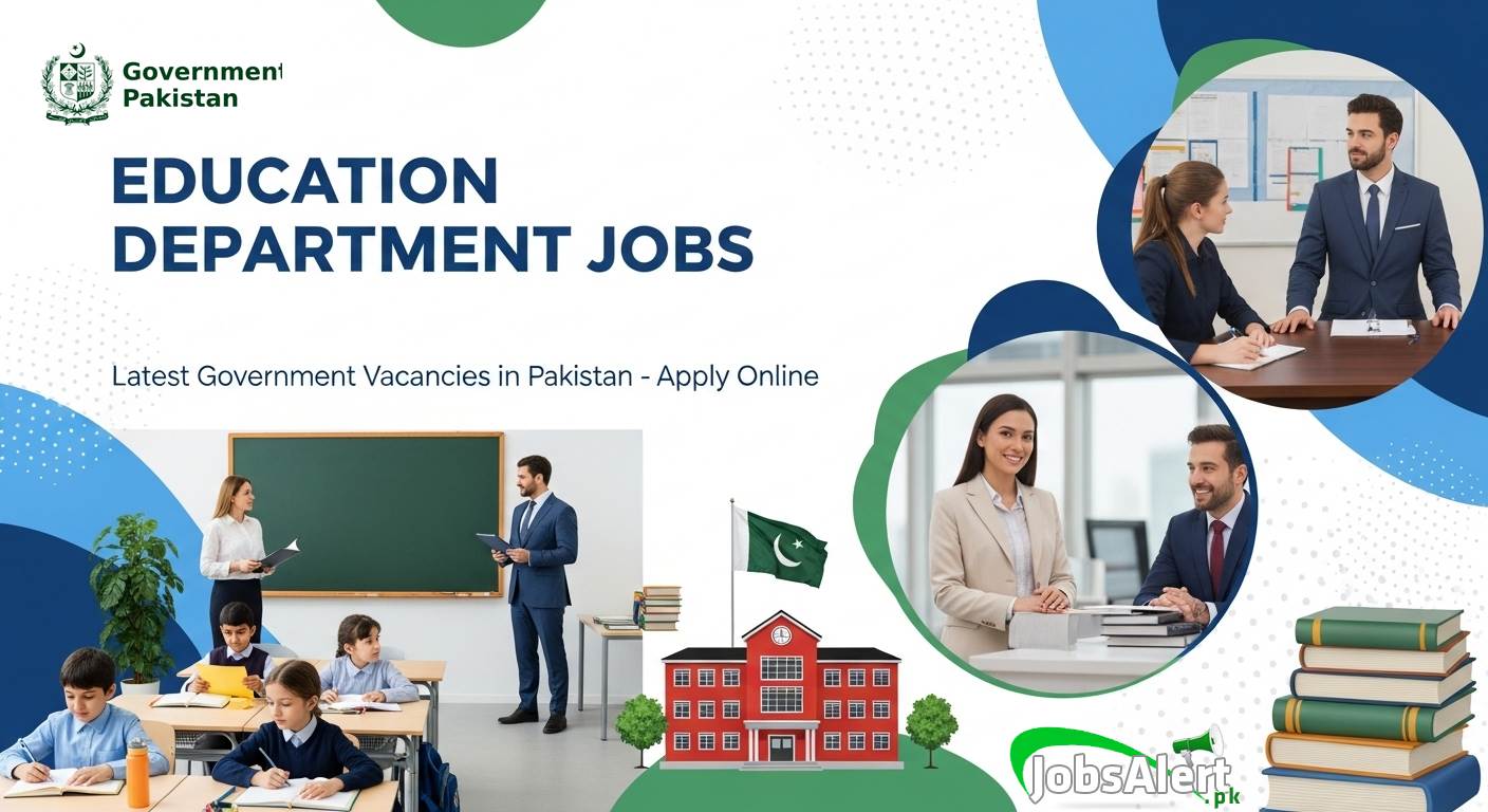 Education Department Jobs 2025 in Pakistan