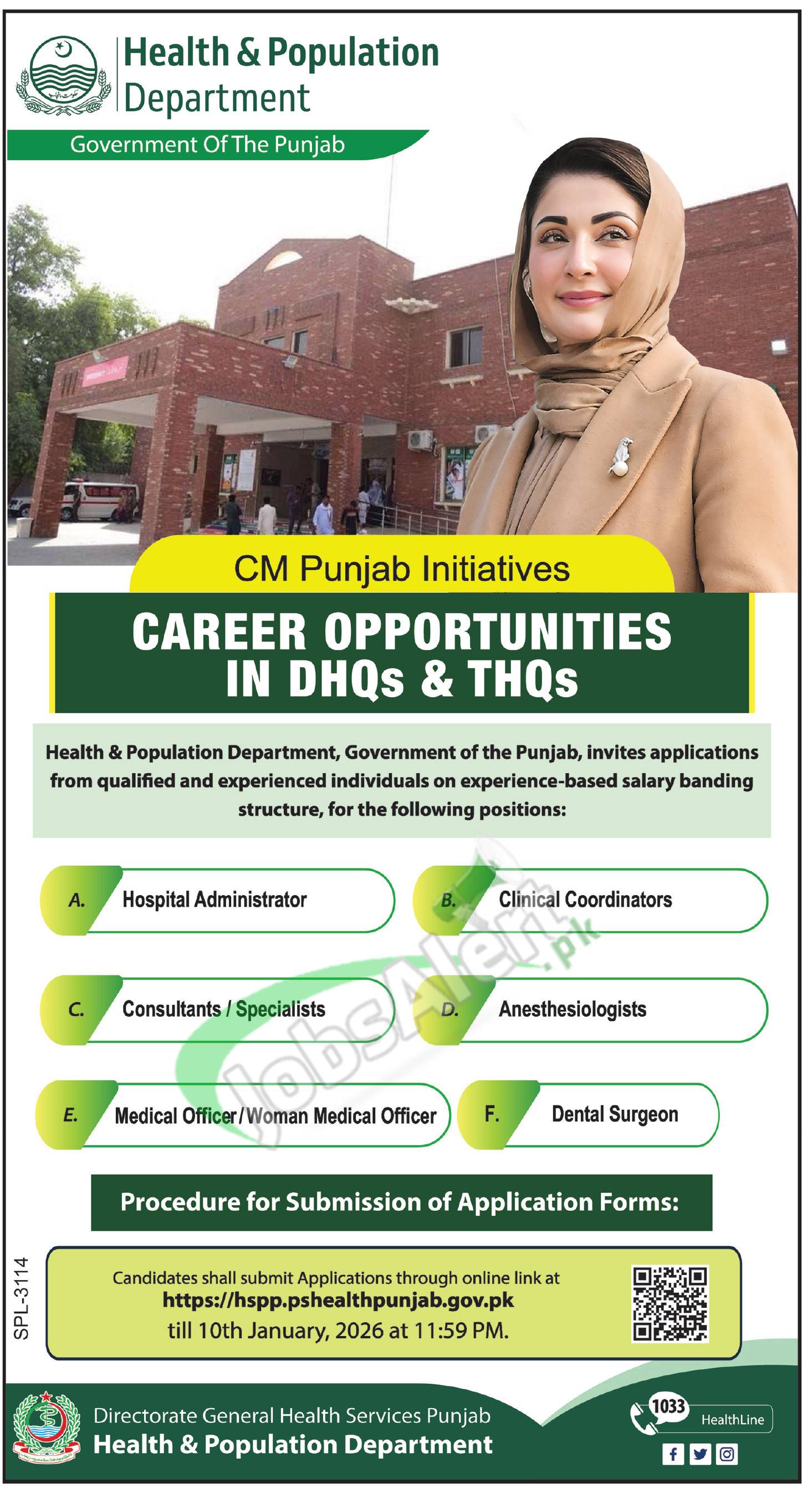 Government of Punjab Health and Population Department Jobs 2026 Latest Punjab Health and Population Department Jobs