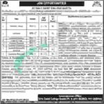 Girls Cadet College Quetta Jobs 2026 Balochistan Application Form Download Girls Cadet College Quetta Jobs