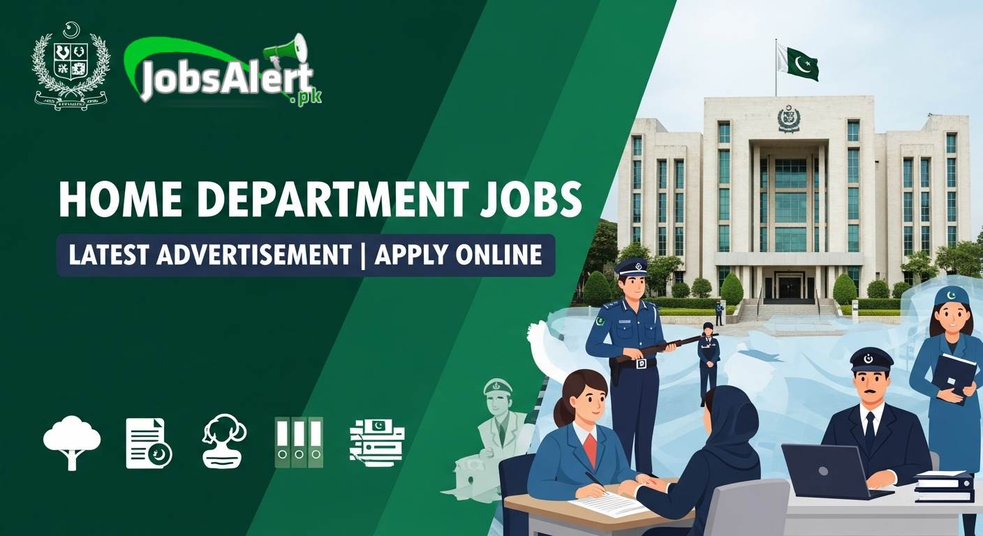 Home Department Jobs 2025 in Pakistan Latest