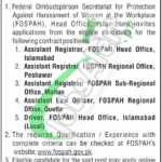 Wafaqi Mohtasib Ombudsman Secretariat Jobs 2025 Latest Advertisement Federal Ombudsman Secretariat Jobs