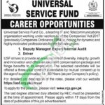 Universal Service Fund Jobs 2025 USF Online Apply Last Date Universal Service Fund Jobs